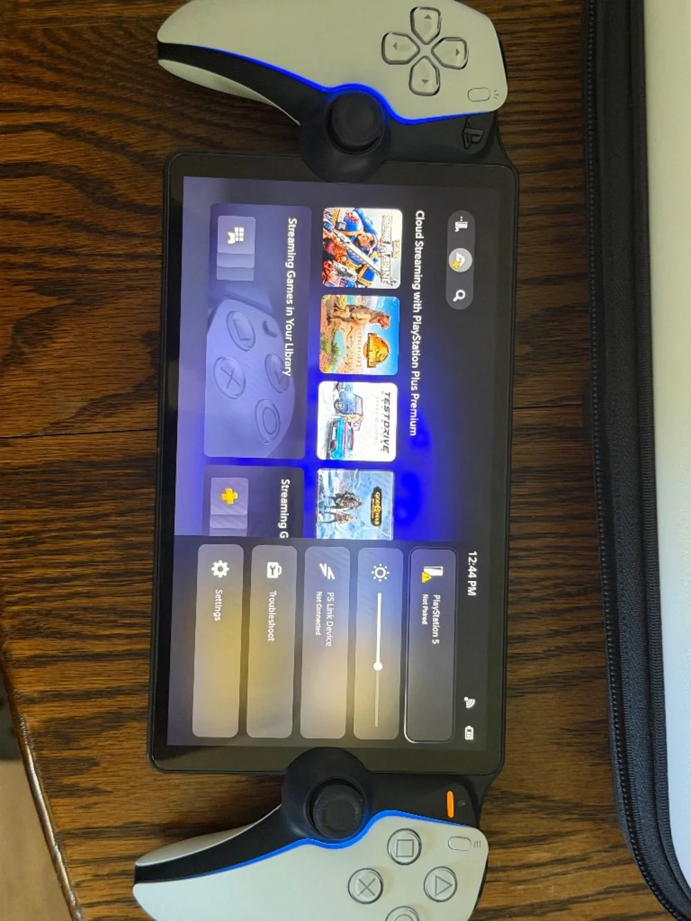 PlayStation Portal with case and stand charger